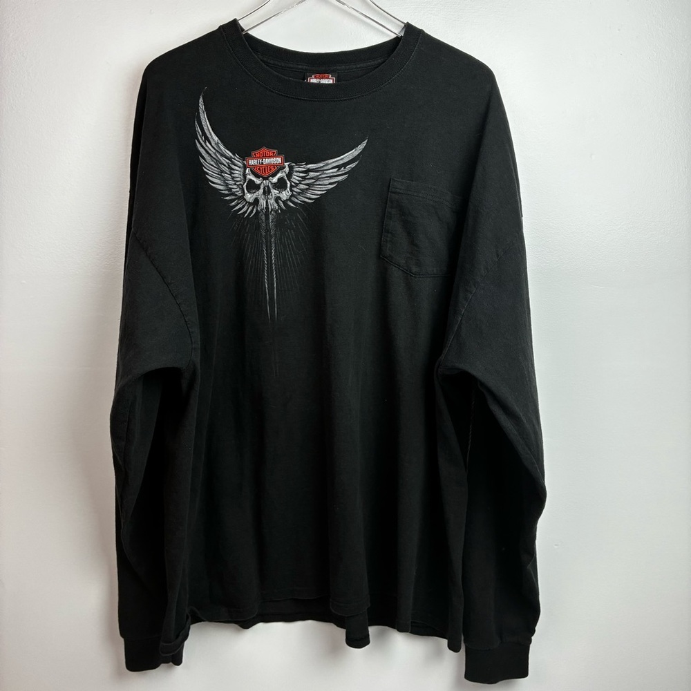 Harley-Davidson Holstein’s Omaha Nebraska Black LS Tee